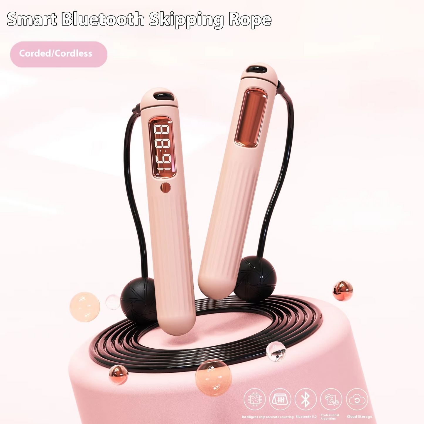 Bluetooth Smart Jump Rope Counter