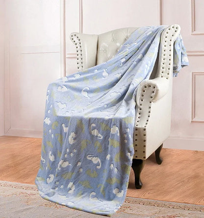 Cozy Bright Throw Blanket