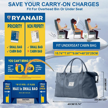 Compact Travel Carry On Suitcase Bag