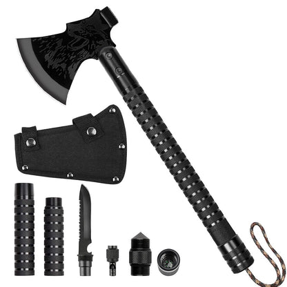 Compact Multi Tool Camping Hatchet Axe - Luxicro