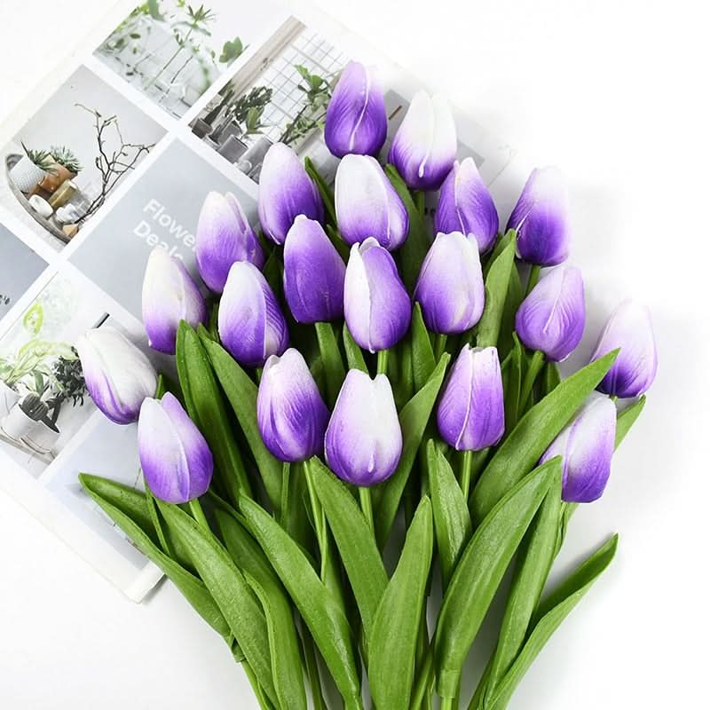 Artificial Realistic Tulip Flower Display - Luxicro