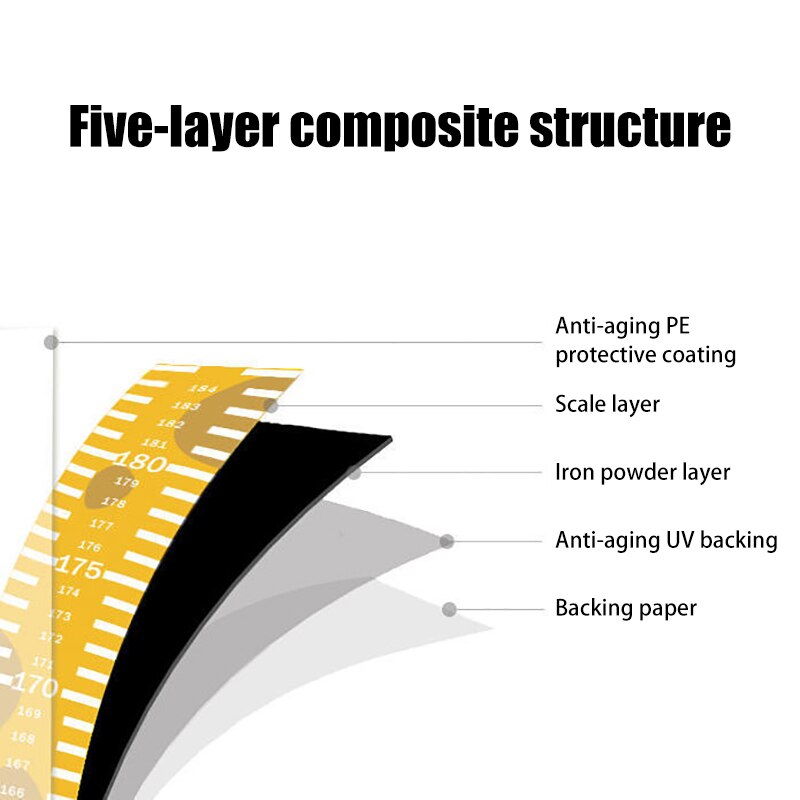 Fun Wall Height Chart Sticker for Kids