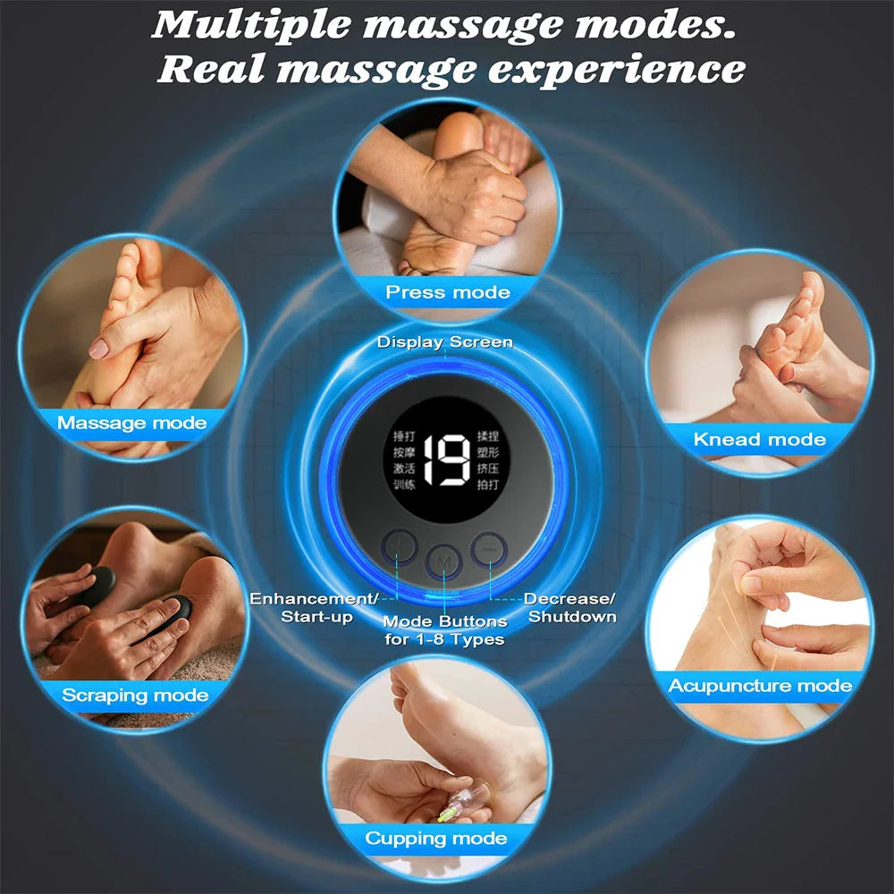 Electric Foot Massage Mat - 8 Modes Rechargeable