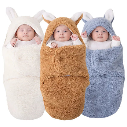 Cozy Bunny Baby Sleep Sack Wrap