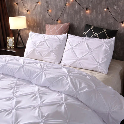 Luxury Ruffled 3 Piece Bedding Set