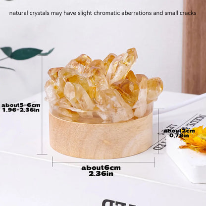 Elegant Gemstone Accent Table Light