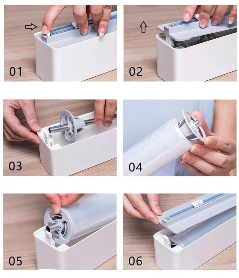 Easy Mount Plastic Wrap Holder