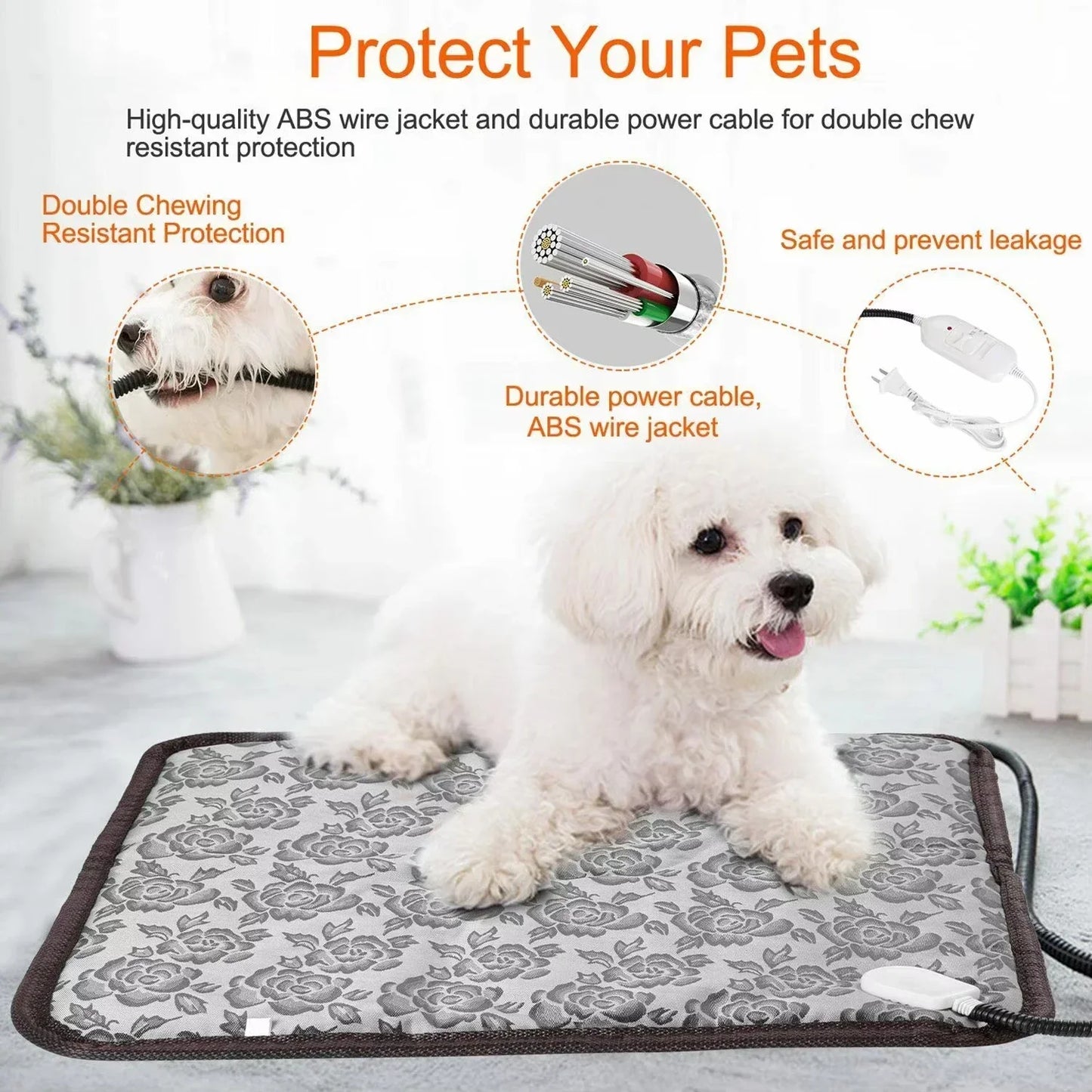 Warm Pet Bed with Thermostat and Timer