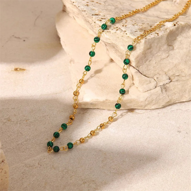 Elegant Luxury Stone Pendant Necklace
