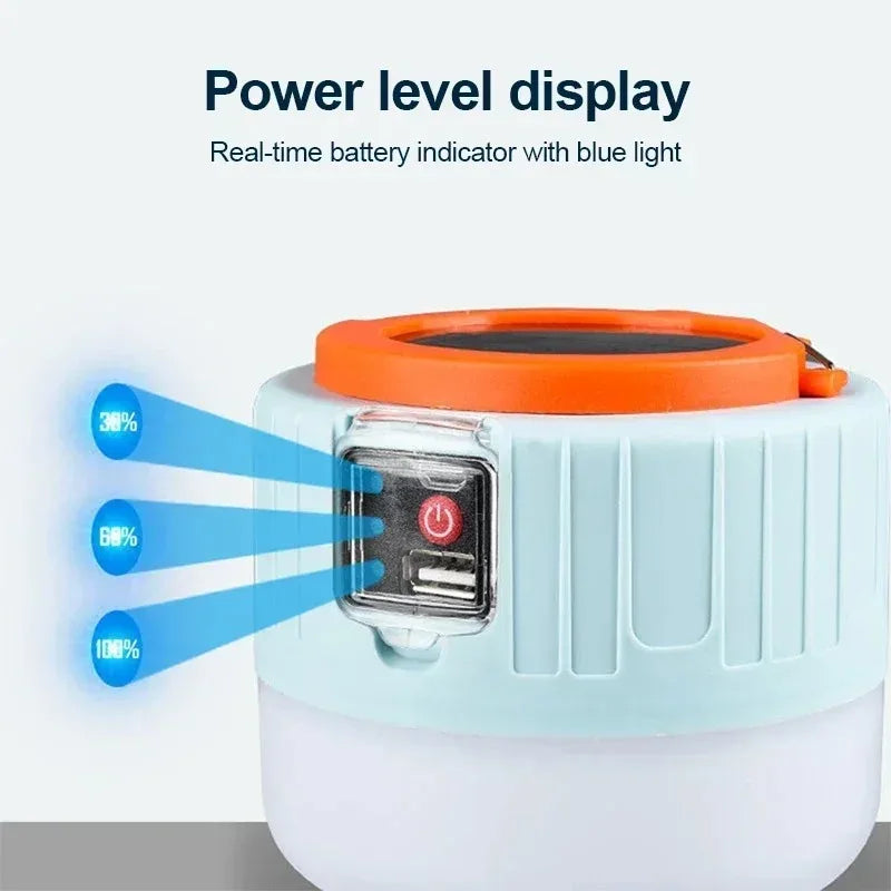 Portable Outdoor Solar Powered Camp Lamp