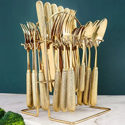 High Quality Silverware Cutlery Set for Home Use - Luxicro