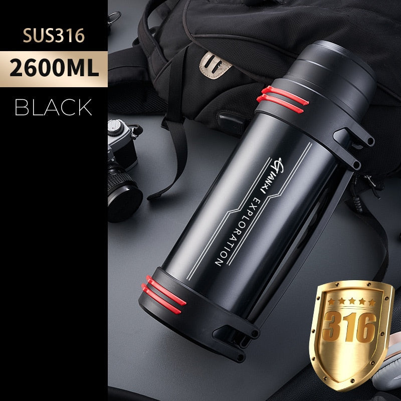Big Thermal Stainless Steel Drinking Bottle