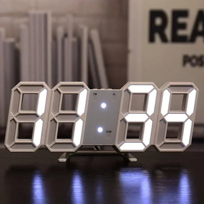 Modern Digital 3D LED Wall Clock