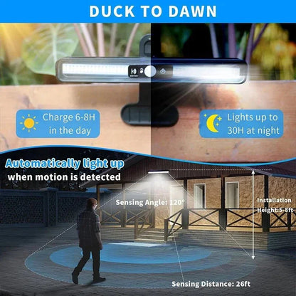 Bright Solar Powered Outdoor Lamp