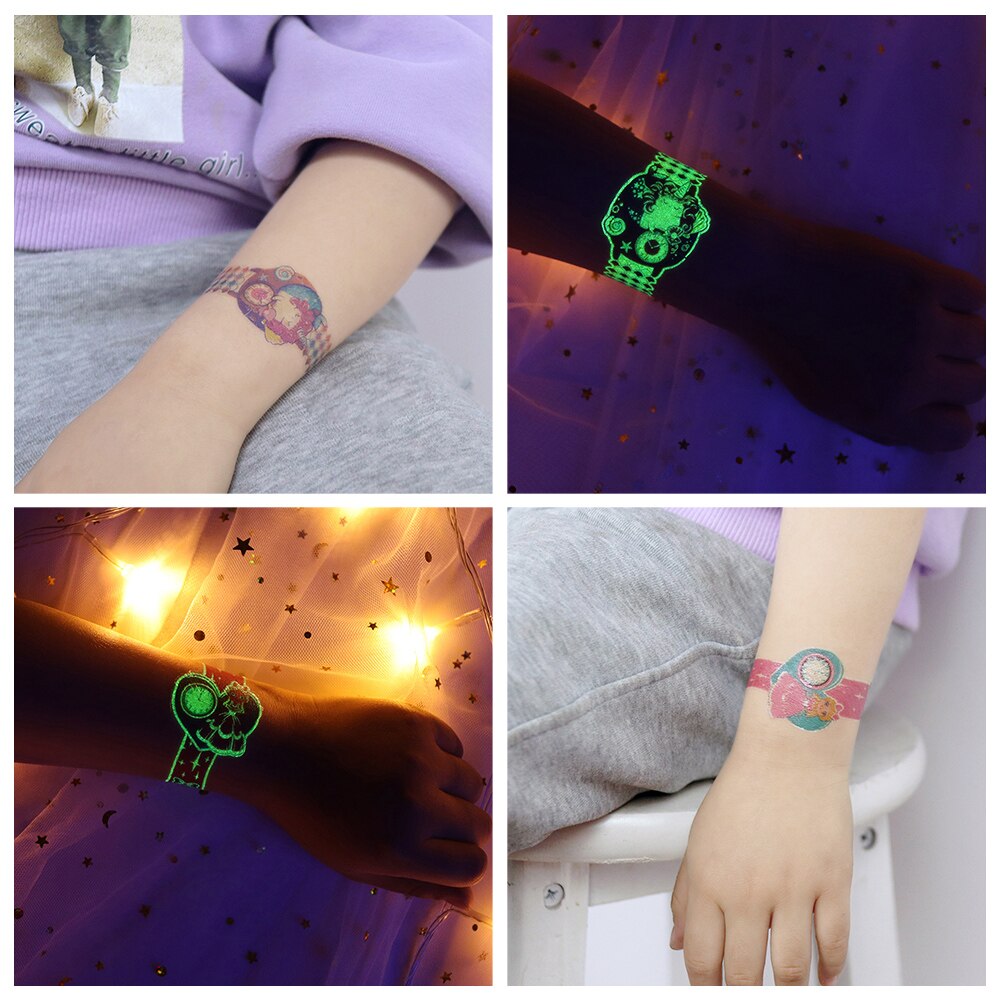 Shiny Style Watch Temporary Tattoo
