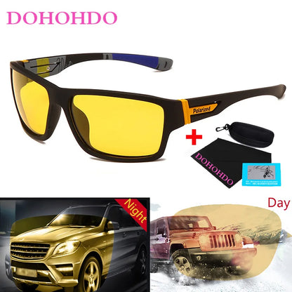 Polarized Night Driving Glasses UV Protection Men Women