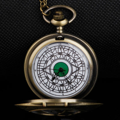 Unique Antique Style Pocket Watch Necklace