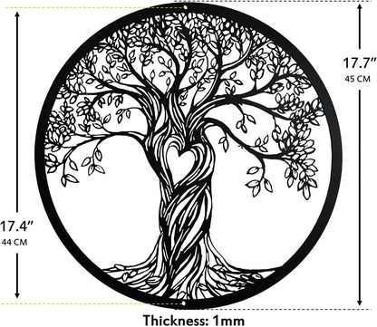 Modern Metal Tree Wall Decor