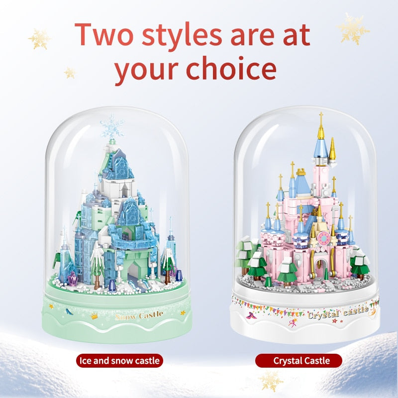Beautiful Castle Musical Jewelry Box