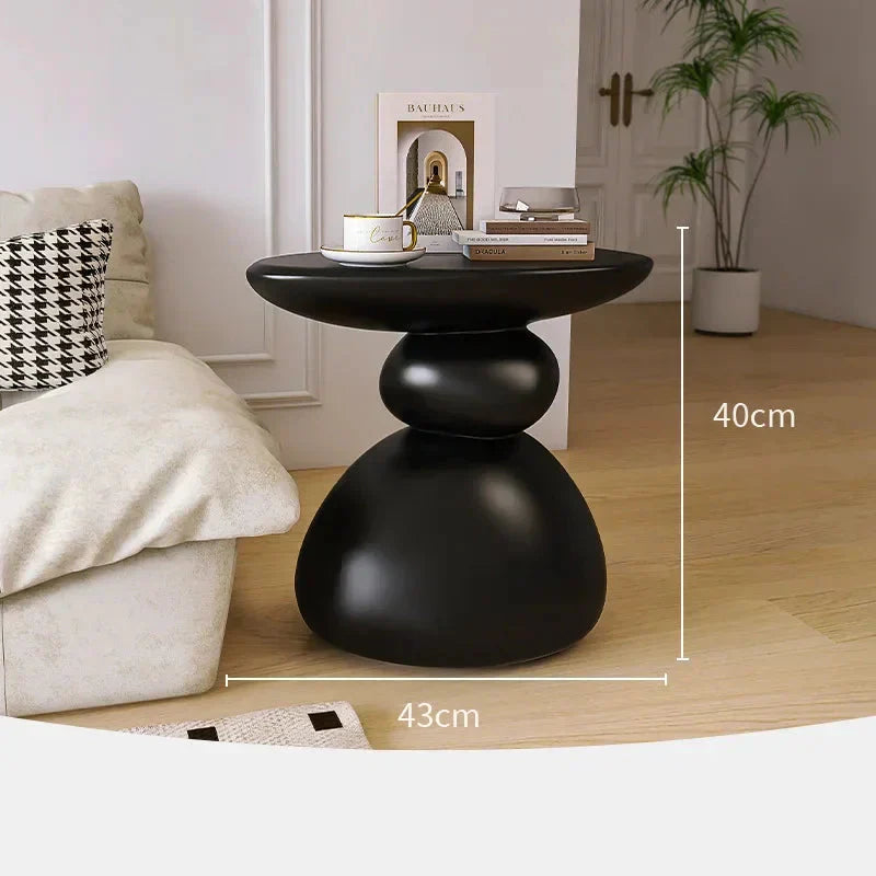 Modern Minimalist Coffee Table in White Wood - Luxicro