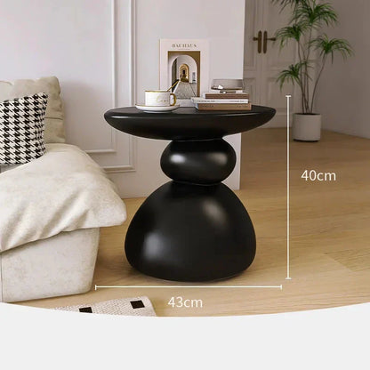 Modern Minimalist Coffee Table in White Wood - Luxicro