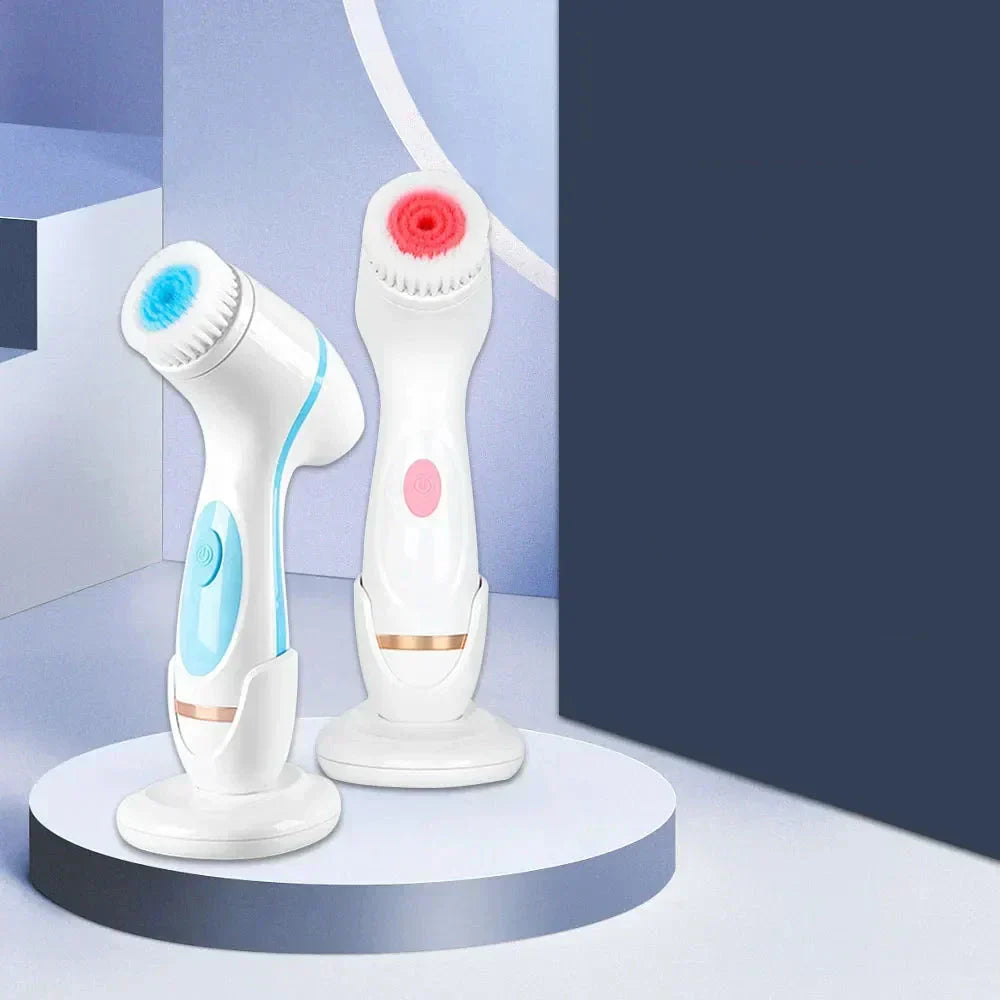 Compact Rechargeable Facial Cleansing Brush
