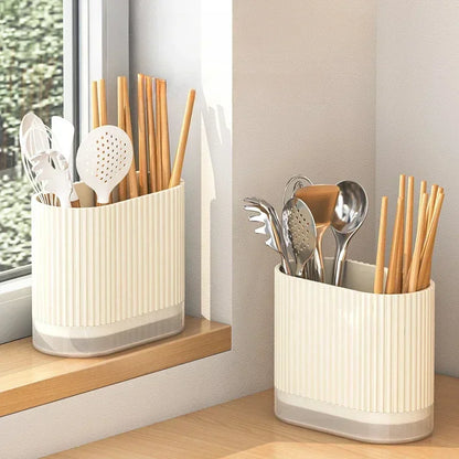 Compact Kitchen Utensil Organizer with Tray