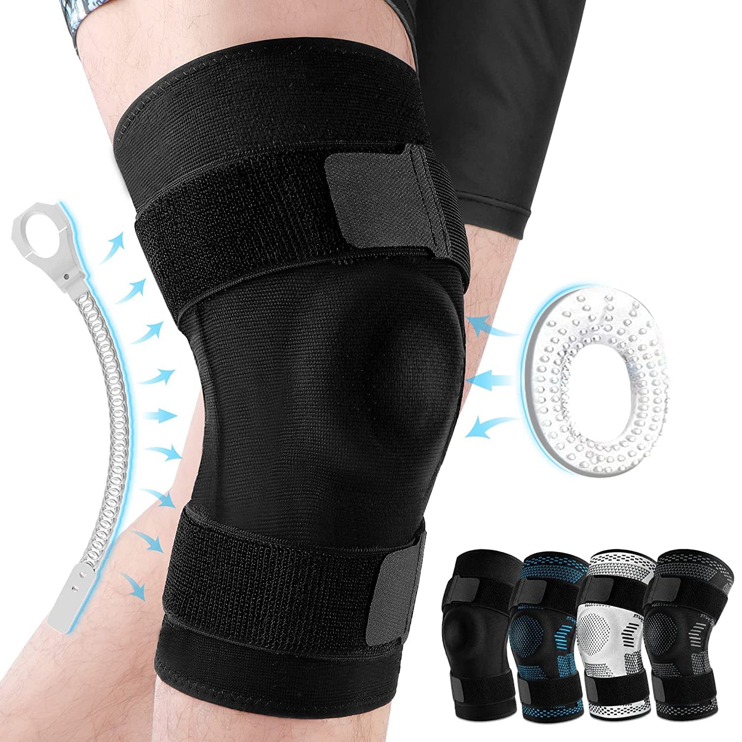 Soft Knee Support Wrap with Gel Cushion