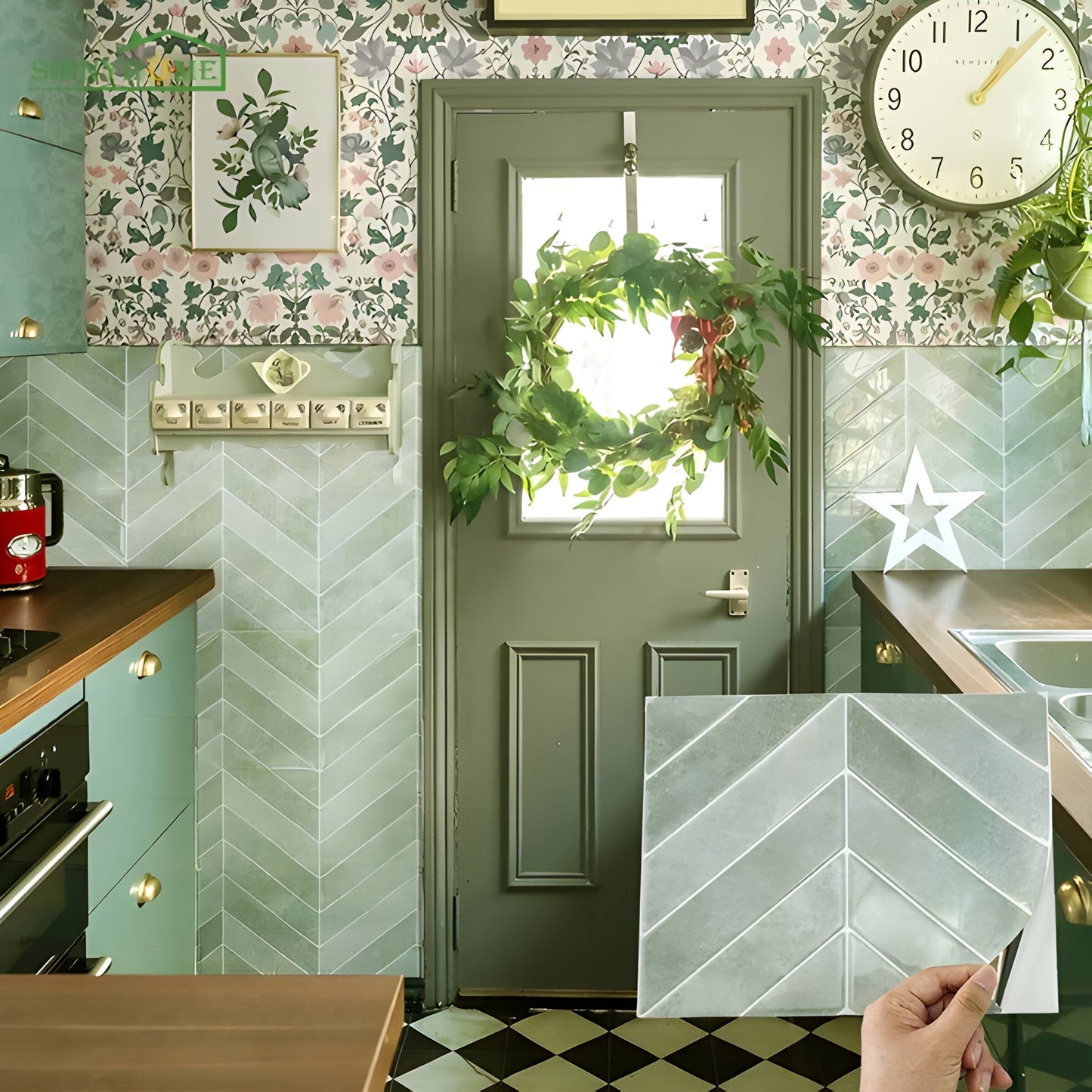 Simple Peel 3D Wall Stickers | Waterproof and Adhesive