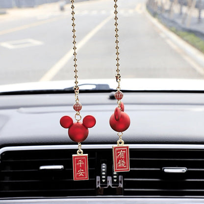 Fun Cute Deer Rearview Mirror Charm