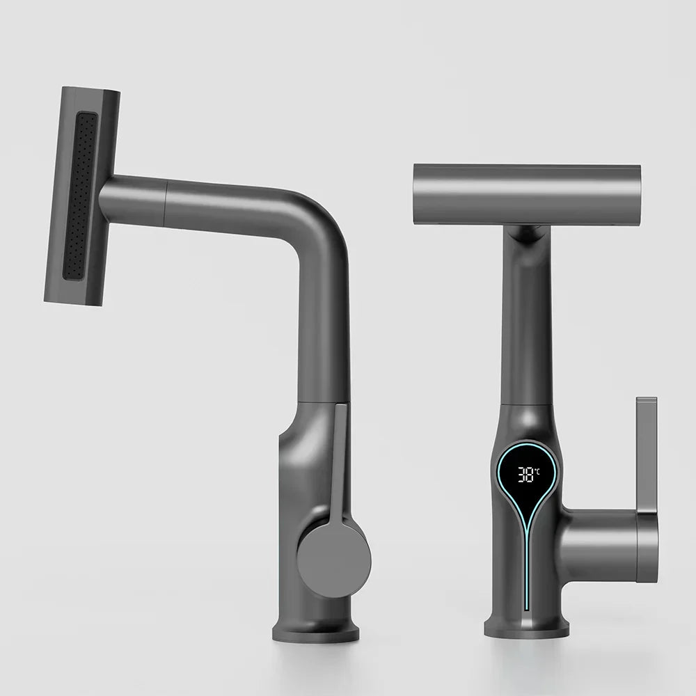 Stylish Faucet with Color LED Temperature Display