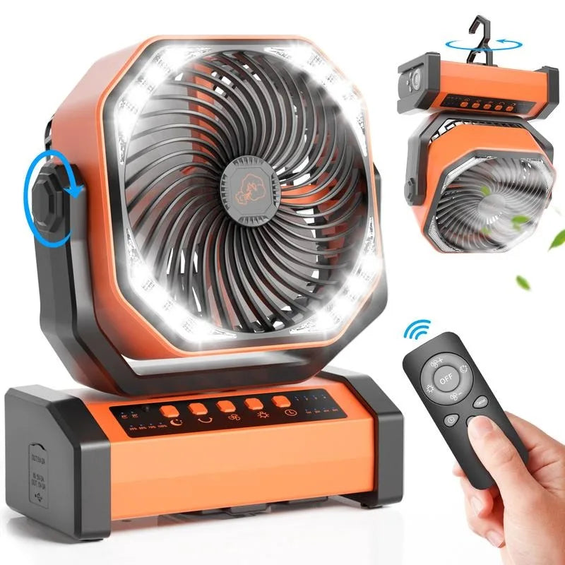 Compact Camping Rechargeable Mini Fan