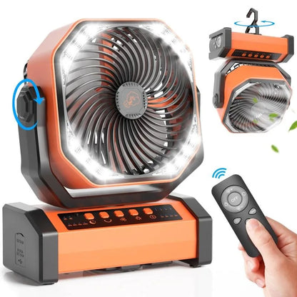 Compact Camping Rechargeable Mini Fan