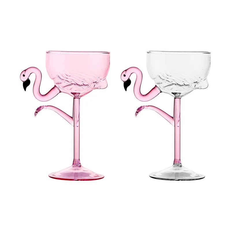 Vibrant Pink Water Glasses