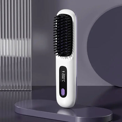 Compact Travel Hair Straightener with USB Charger