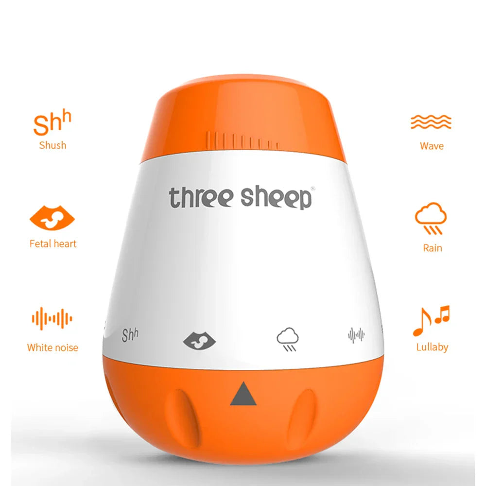 Portable Baby Sound Machine Sleep Soother with Voice Control - Luxicro