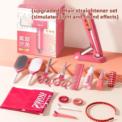 Fun Pink Kids Hair Play Set With Dryer & Accessories
