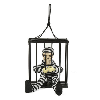 Creepy Halloween Mansion Statue