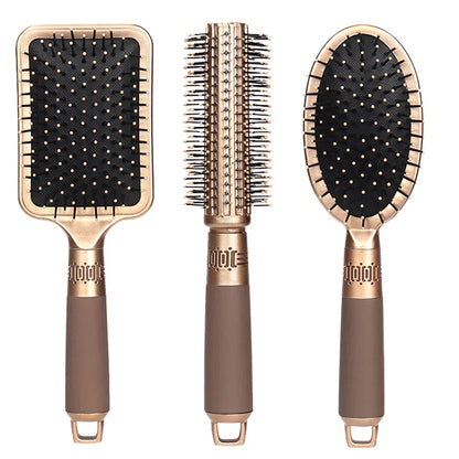 Gentle Detangling Paddle Brush For Curly Hair - Luxicro