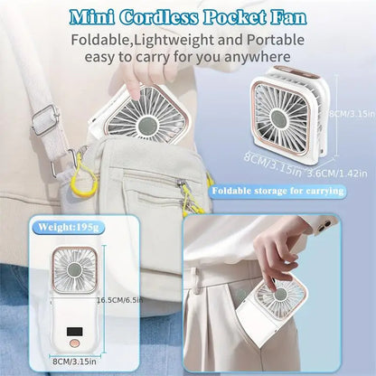 Compact USB 3-in-1 Personal Fan