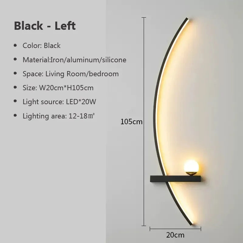 Luxury Gold Accent Wall Lamp