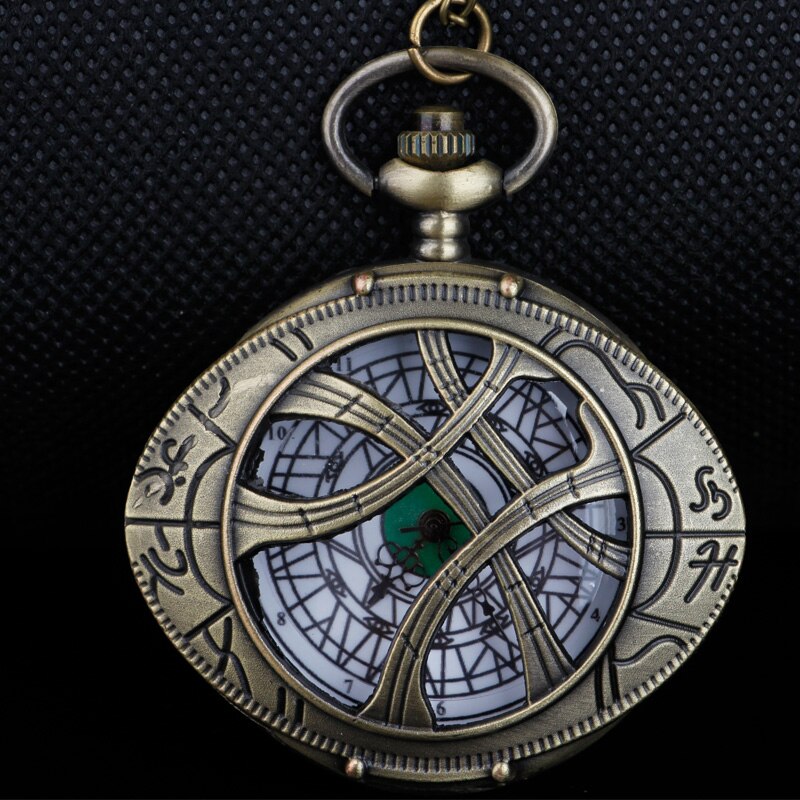 Unique Antique Style Pocket Watch Necklace