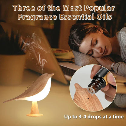 Colorful Bird Table Lamp - Dimmable Touch Light