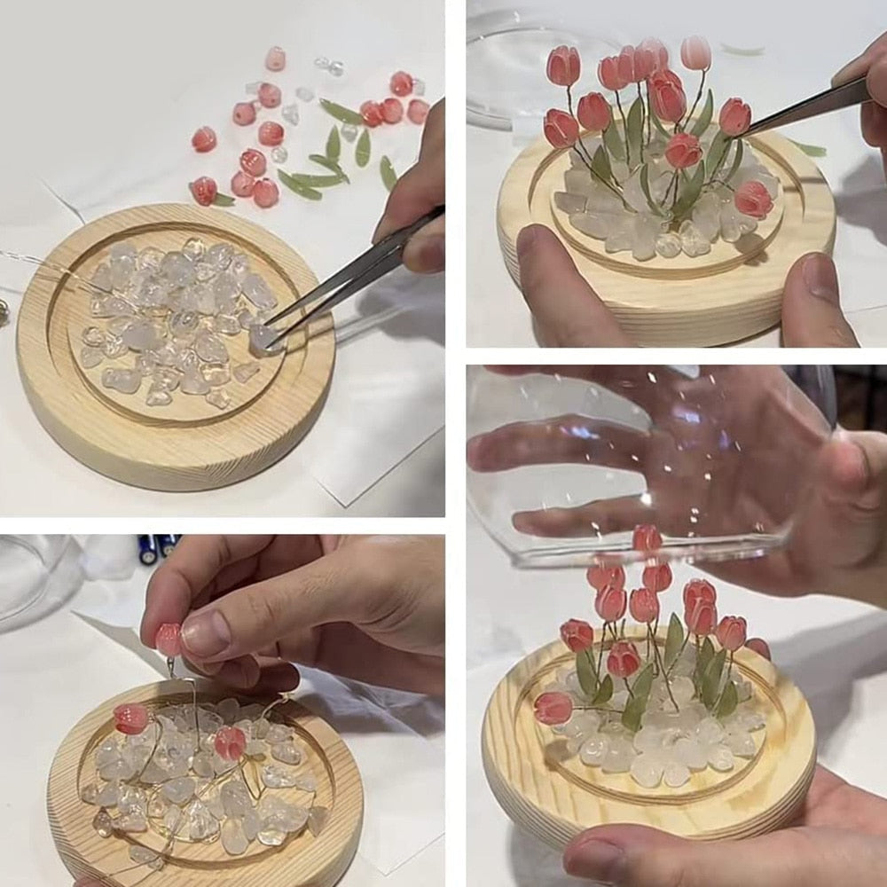 Pretty Flower Bedside Lamp