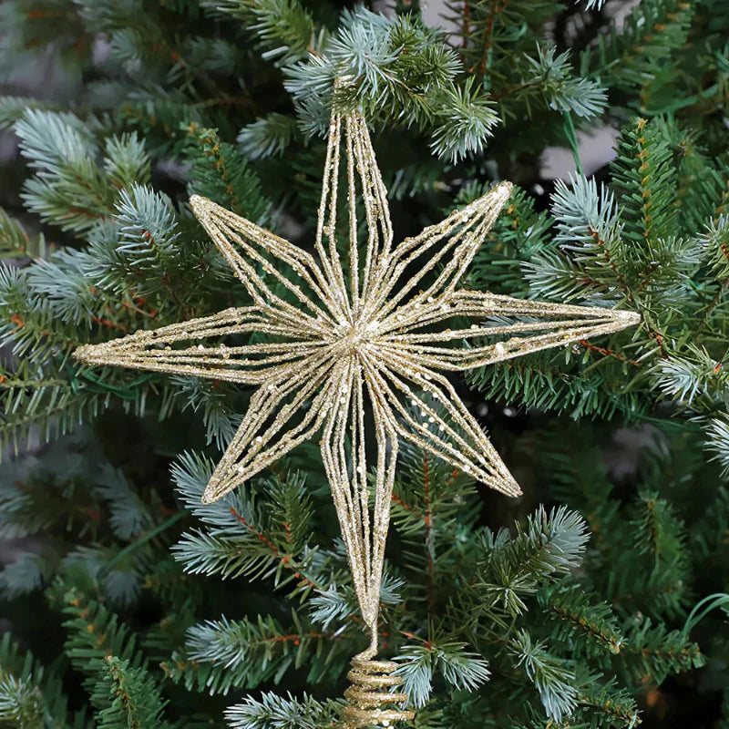 Sparkling Star Tree Topper Decoration