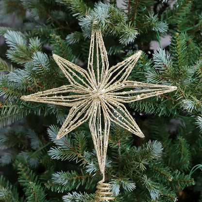 Sparkling Star Tree Topper Decoration