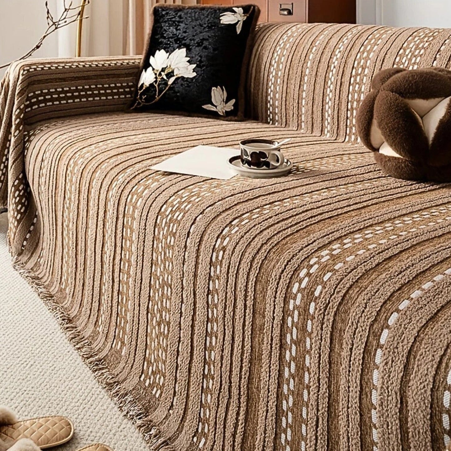 Desert Chic Soft Throw Sofa Blanket - Luxicro