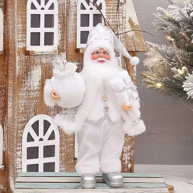Premium Santa Figure with Gift Sack Decoration - Luxicro