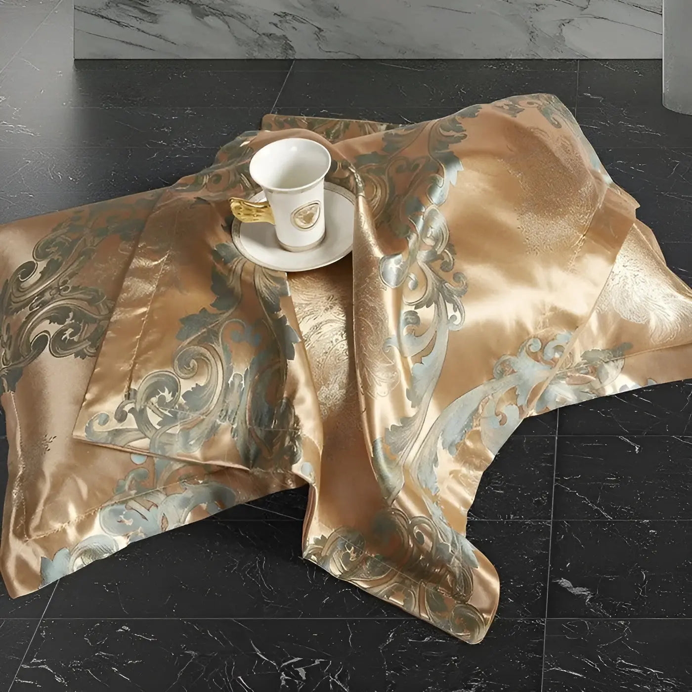 Elegant Soft Silk Bedding Duvet Cover Set