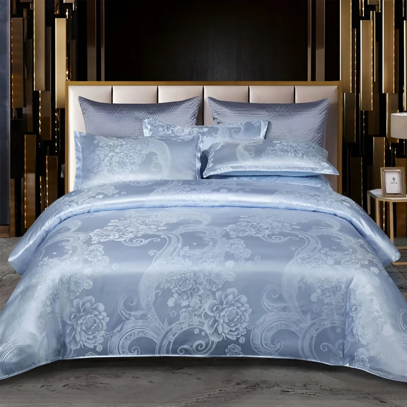 Elegant Soft Silk Bedding Duvet Cover Set